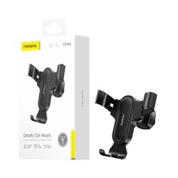 Suporte de Telefone para Carro Foneng CP100 Gravity Saída de Ar Preto Suporte de Telefone para Carro Foneng CP100 Gravity Saída de Ar Preto